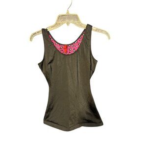 Spanx Womens Black Tank Top M Shaping Slimming Fit